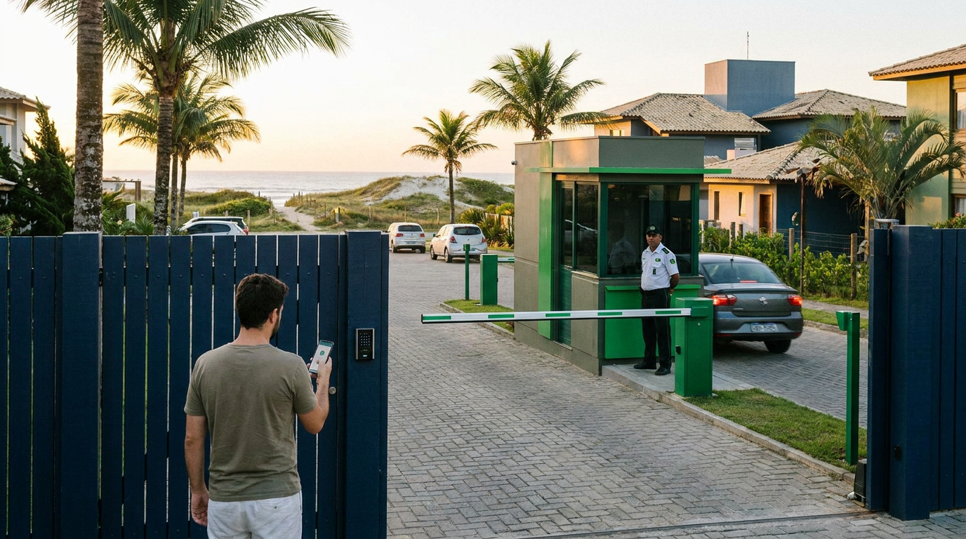 Como lidar com o hóspede sem dar uma chave física